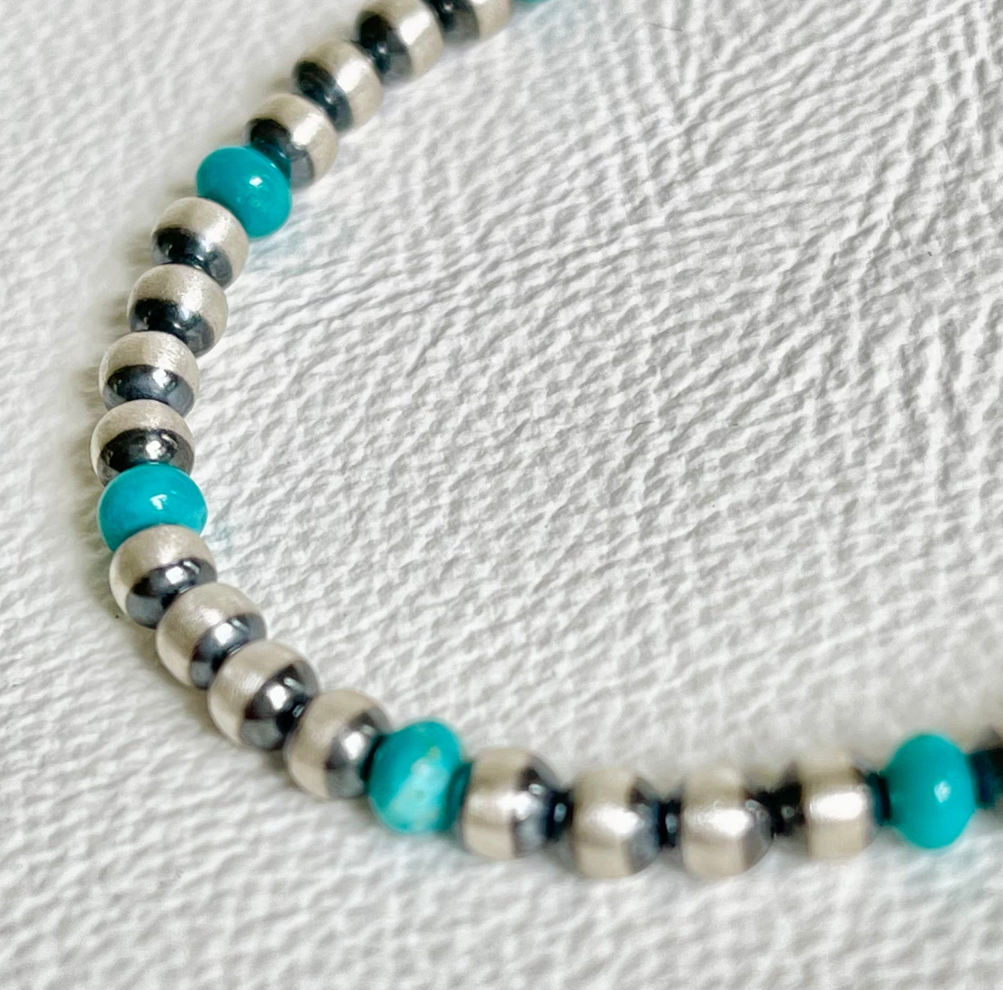 Navajo Pearl and Turquoise Bracelet