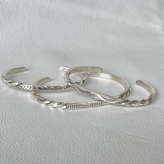 Silver Stacking Cuff Bracelet