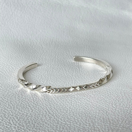 Silver Stacking Cuff Bracelet