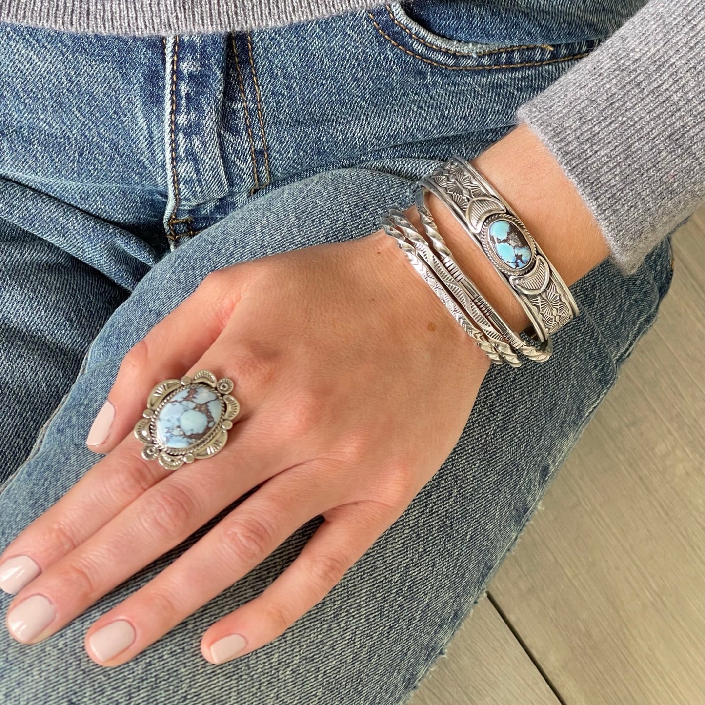 Silver Stacking Cuff Bracelet