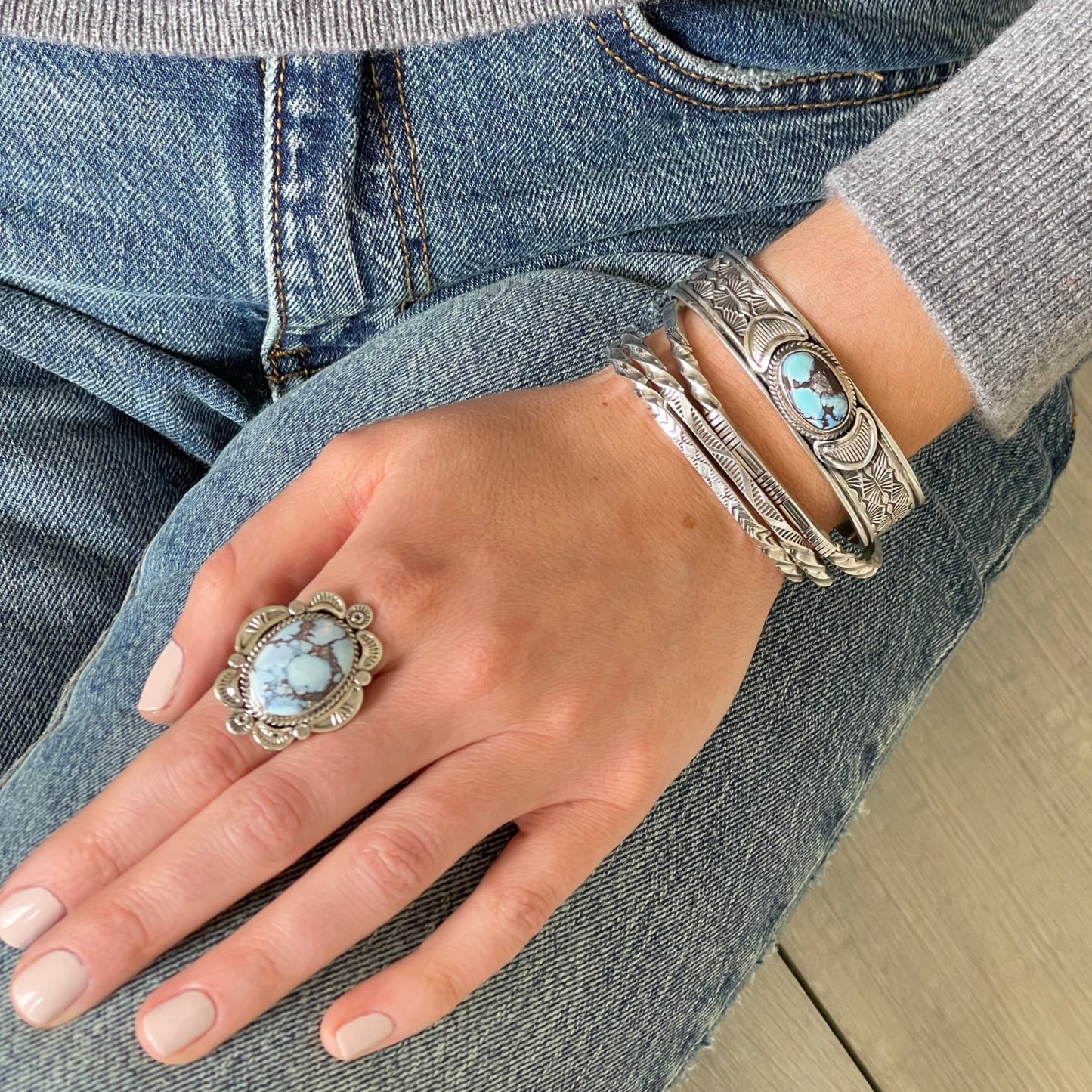 Silver Stacking Cuff Bracelet