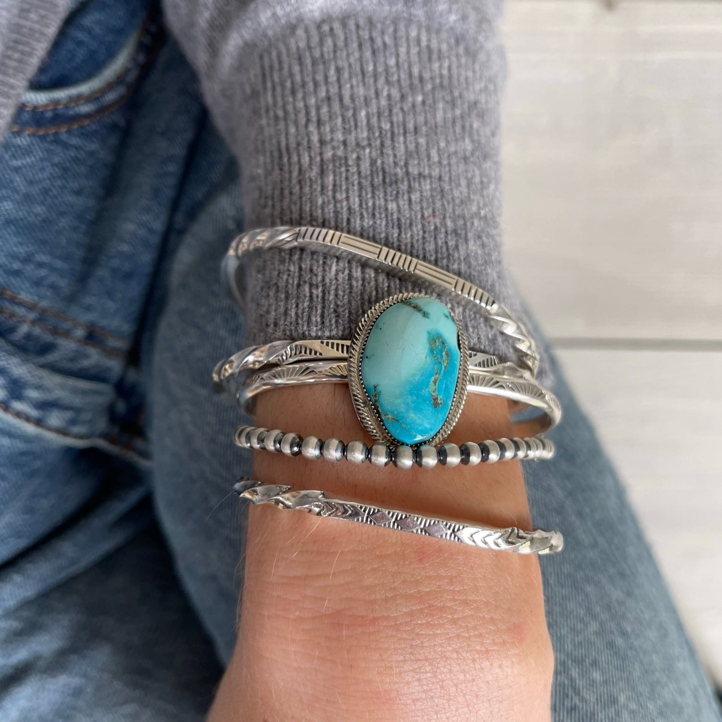 Silver Stacking Cuff Bracelet