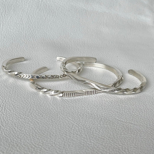 Silver Stacking Cuff Bracelet