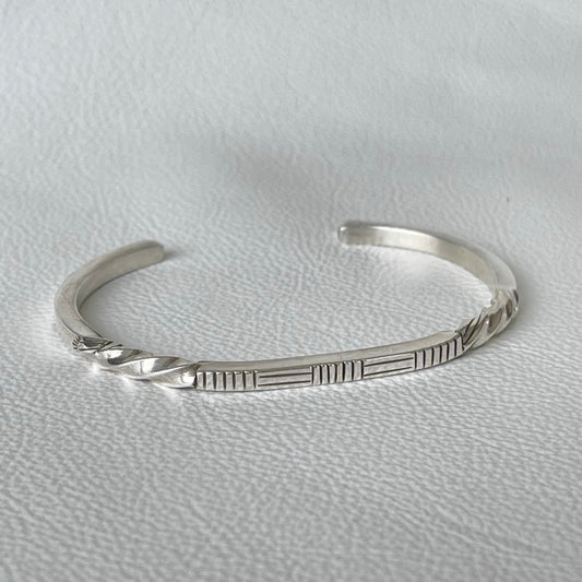 Silver Stacking Cuff Bracelet