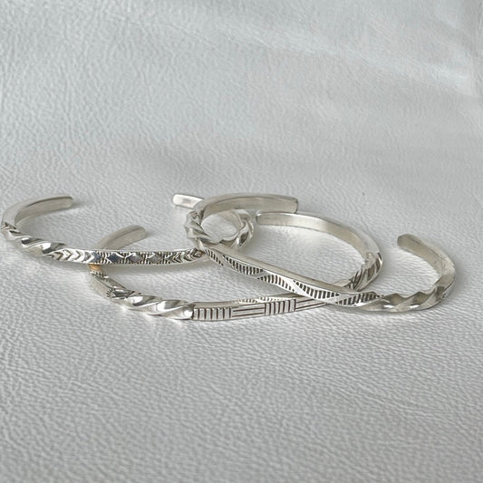 Silver Stacking Cuff Bracelet