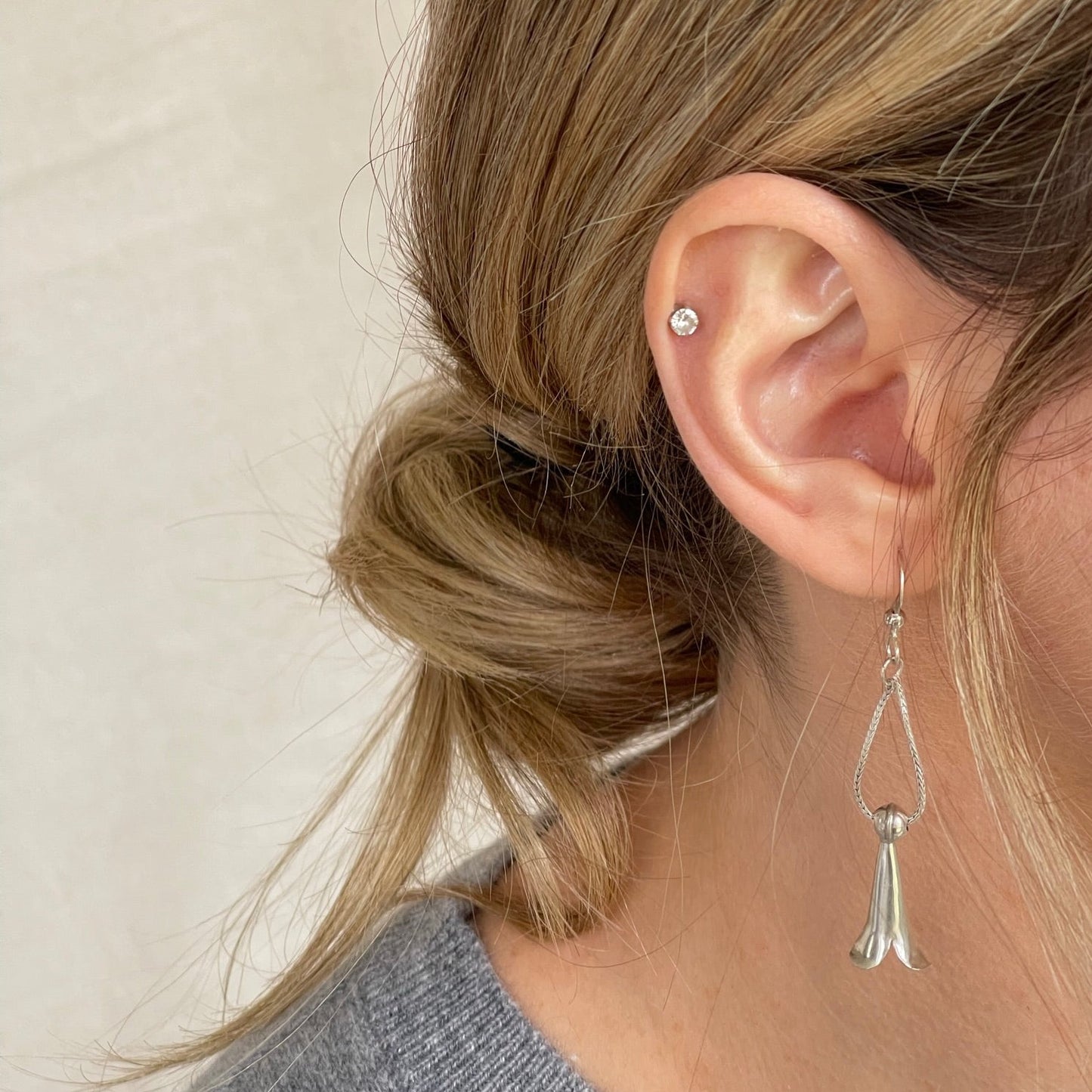 Squash Blossom Drop Earrings