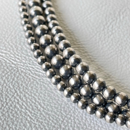 Navajo Pearl 16” Triple Strand Necklace