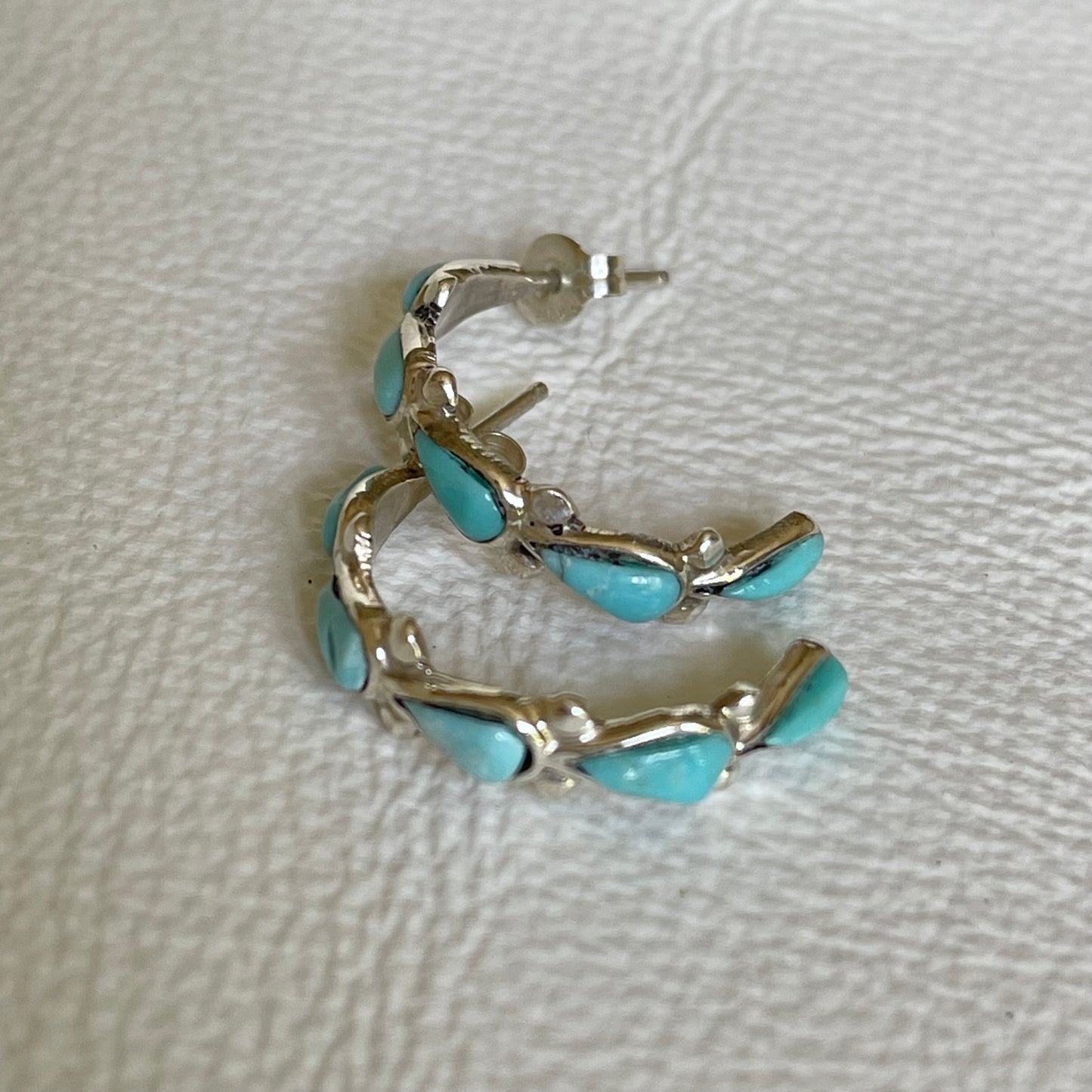 Campitos Turquoise Hoop Earrings