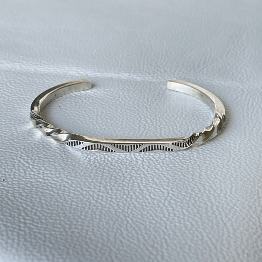Silver Stacking Cuff Bracelet