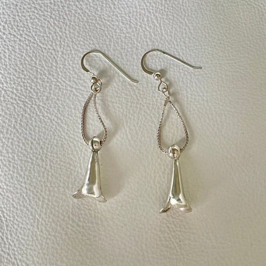 Squash Blossom Drop Earrings